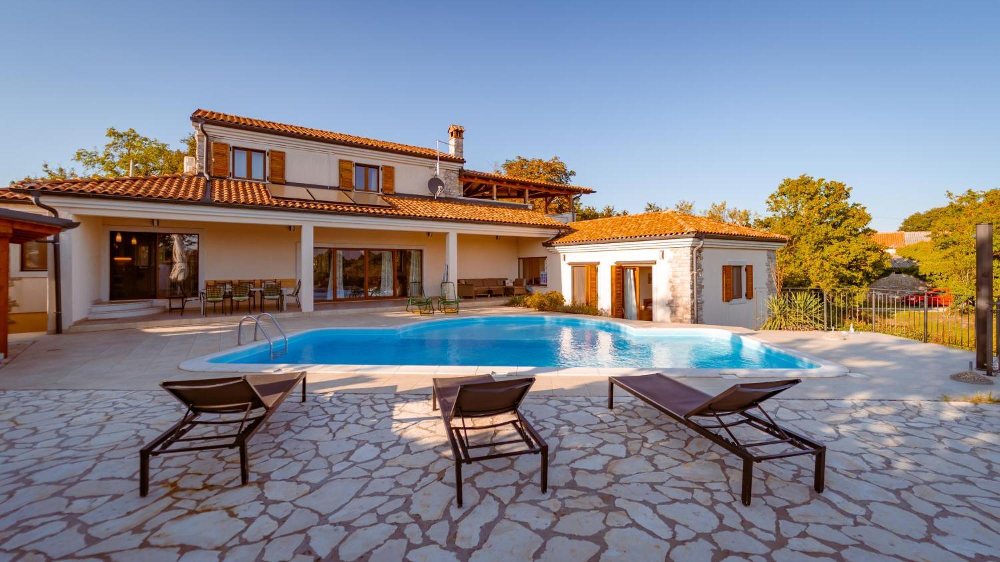 Villa Arton Heated Swimming-Pool Žminj Extérieur photo