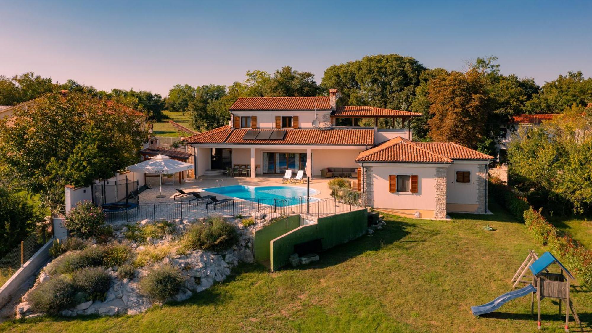 Villa Arton Heated Swimming-Pool Žminj Extérieur photo